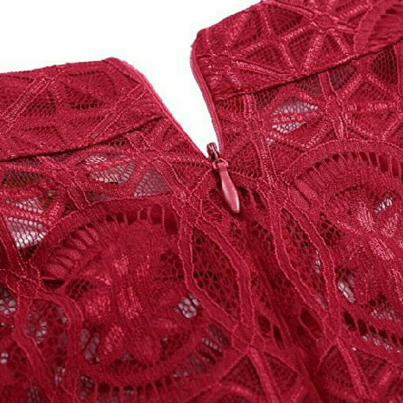 ‼️Last One ‼️Red lace dress - Picture 5 of 8